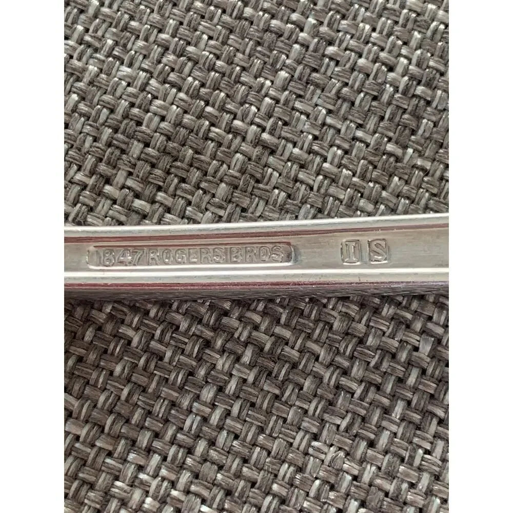 6 International Silver First Love Teaspoons Spoons 1847 Rogers Silverplate6 1/8